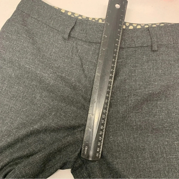 Isaac Mizrahi Trouser Pants Linen Blend Woman Size 6 Gray Straight Career Work - Picture 13 of 13